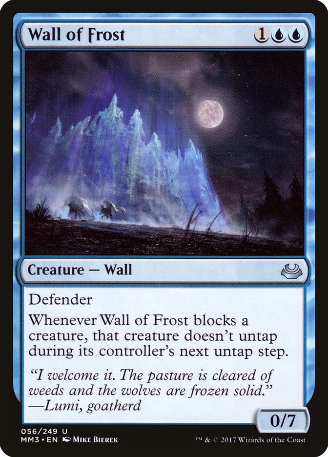 Wall of Frost [Modern Masters 2017] | Silver Goblin