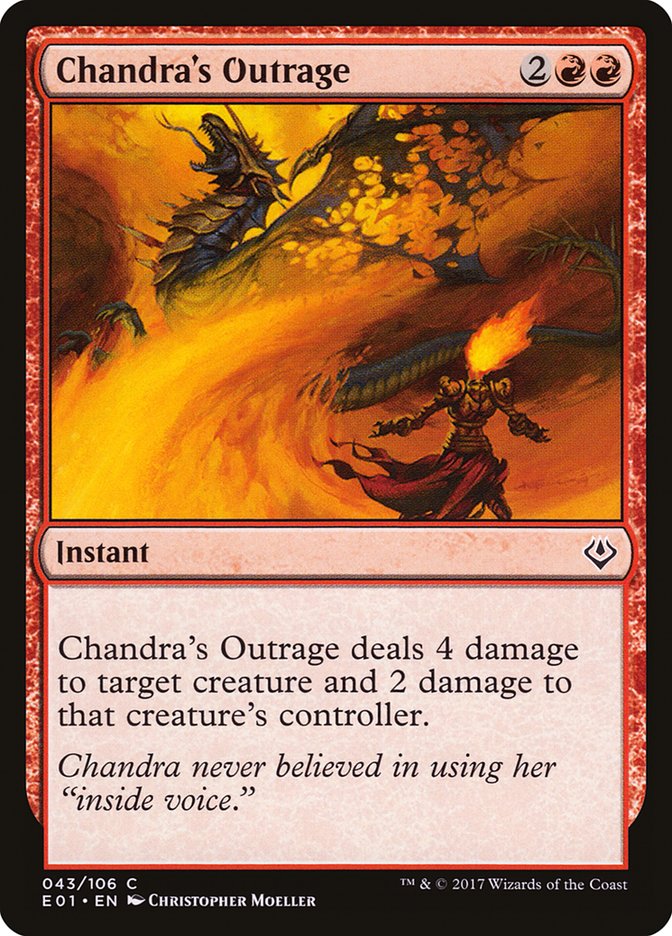 Chandra's Outrage [Archenemy: Nicol Bolas] | Silver Goblin