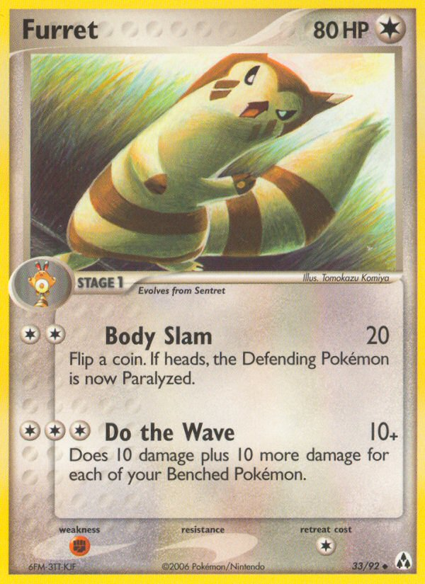 Furret (33/92) [EX: Legend Maker] | Silver Goblin