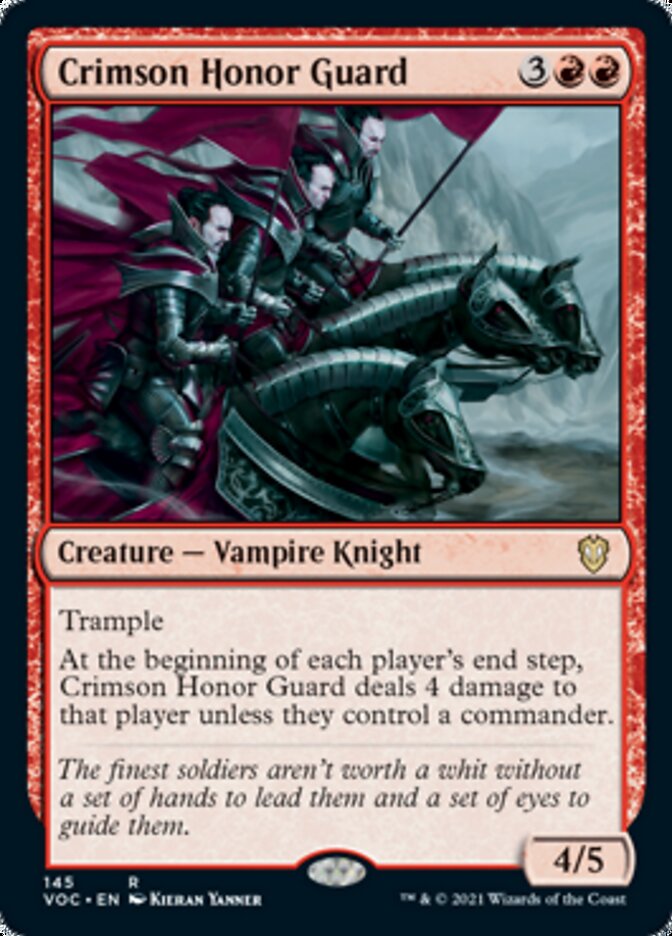 Crimson Honor Guard [Innistrad: Crimson Vow Commander] | Silver Goblin