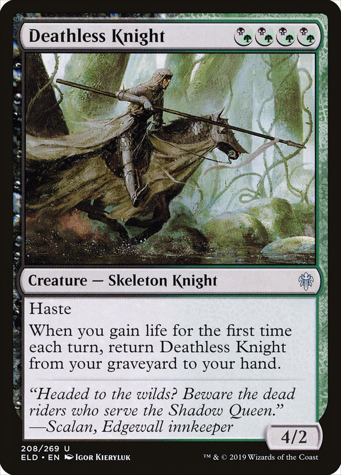Deathless Knight [Throne of Eldraine] | Silver Goblin