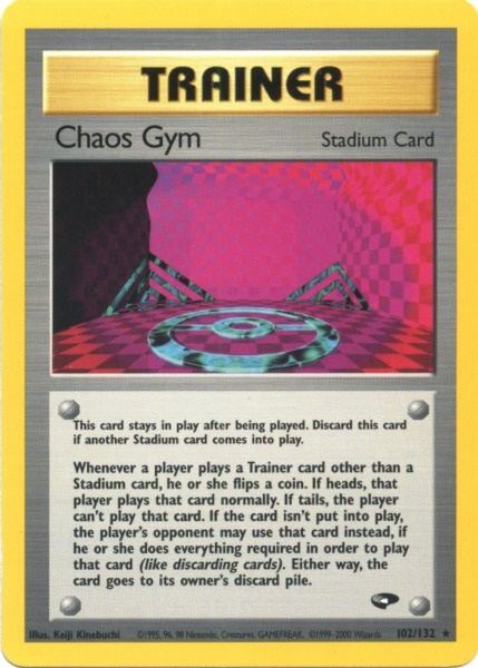 Chaos Gym (102/132) [Gym Challenge Unlimited] | Silver Goblin