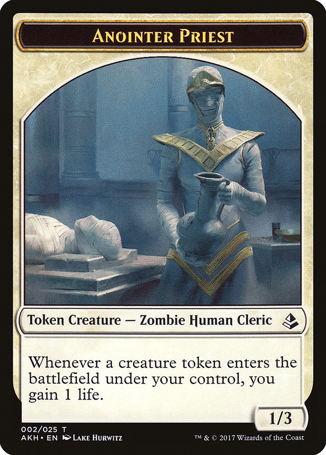 Anointer Priest Token [Amonkhet Tokens] | Silver Goblin