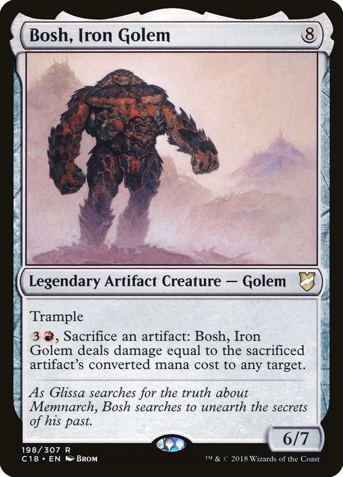 Bosh, Iron Golem [Commander 2018] | Silver Goblin