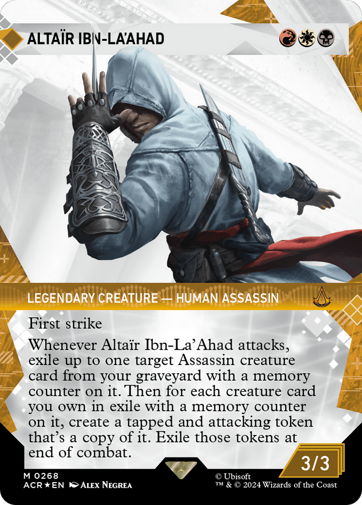Altair Ibn-La'Ahad (Showcase) (Textured Foil) [Assassin's Creed] | Silver Goblin