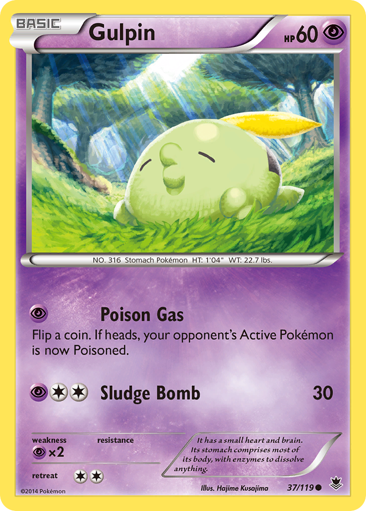 Gulpin (37/119) [XY: Phantom Forces] | Silver Goblin