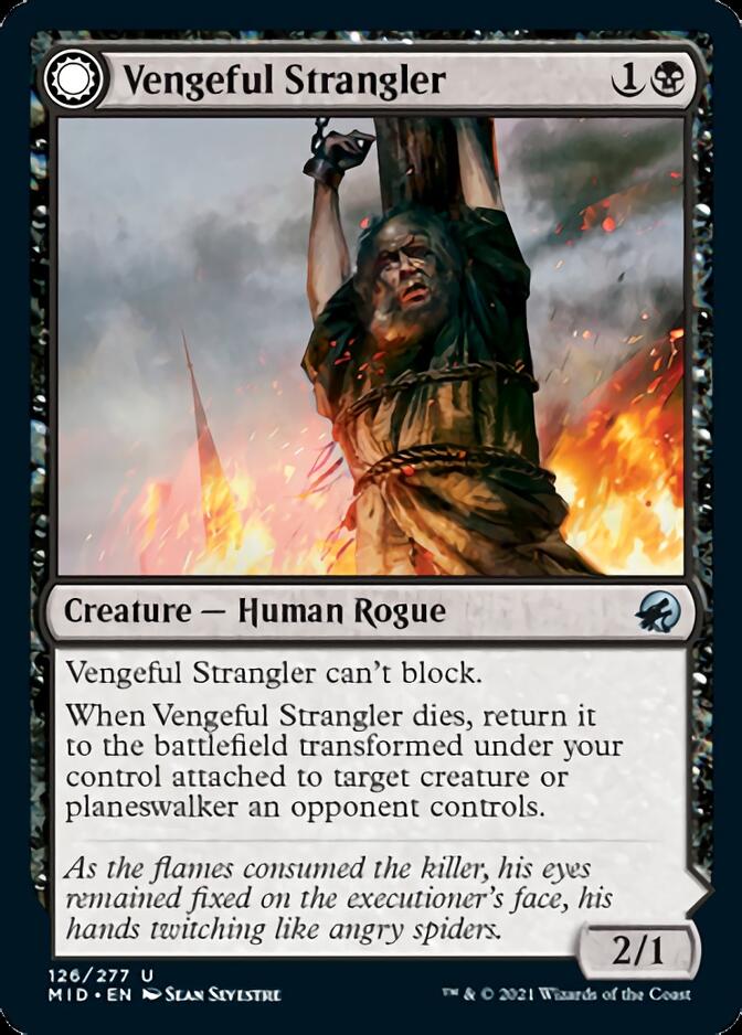 Vengeful Strangler // Strangling Grasp [Innistrad: Midnight Hunt] | Silver Goblin