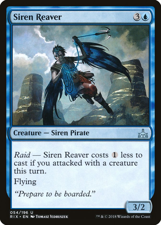 Siren Reaver [Rivals of Ixalan] | Silver Goblin