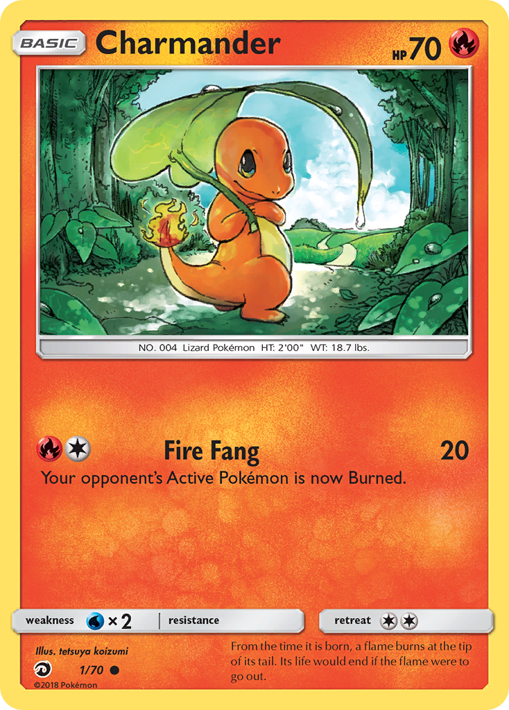 Charmander (1/70) [Sun & Moon: Dragon Majesty] | Silver Goblin