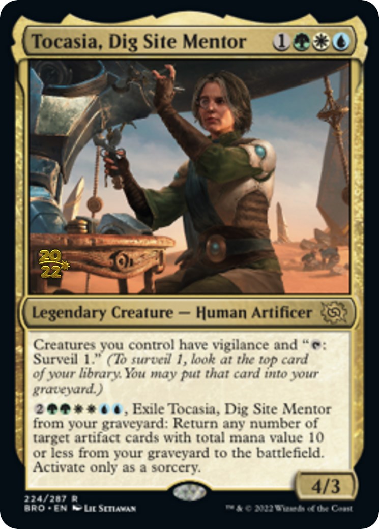Tocasia, Dig Site Mentor [The Brothers' War Prerelease Promos] | Silver Goblin