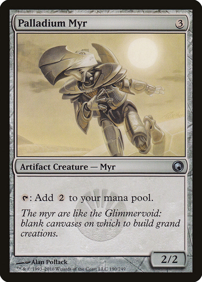 Palladium Myr [Scars of Mirrodin] | Silver Goblin