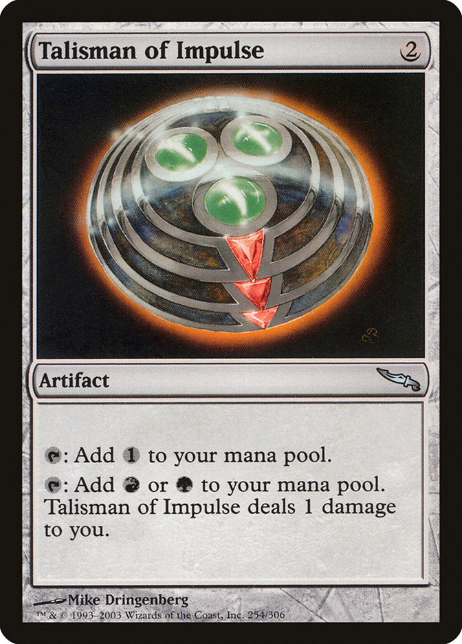 Talisman of Impulse [Mirrodin] | Silver Goblin
