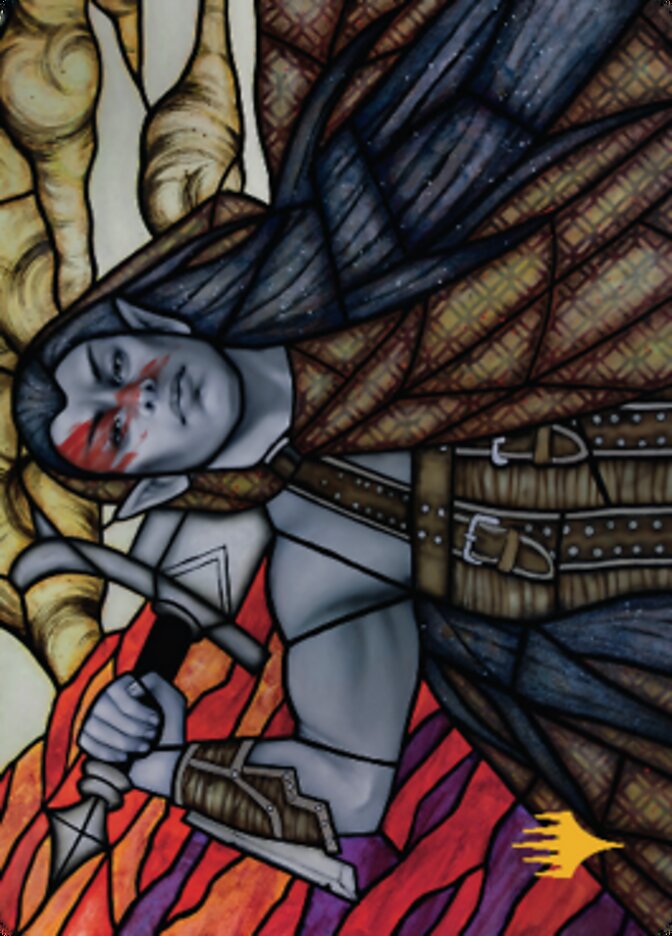Radha, Coalition Warlord Art Card (Gold-Stamped Signature) [Dominaria United Art Series] | Silver Goblin