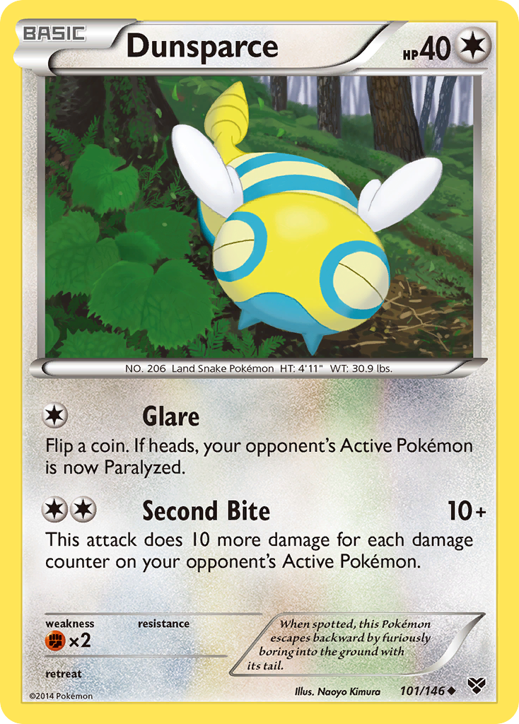 Dunsparce (101/146) [XY: Base Set] | Silver Goblin