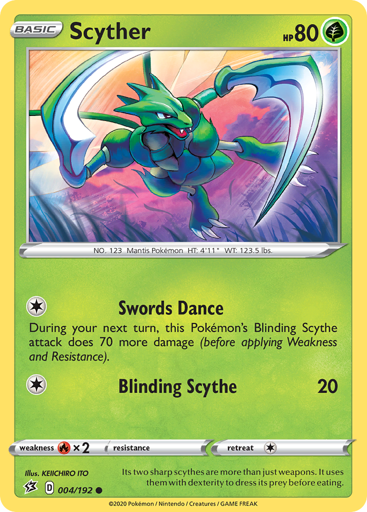 Scyther (004/192) [Sword & Shield: Rebel Clash] | Silver Goblin