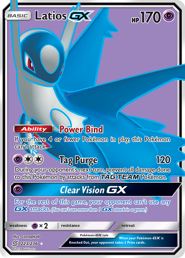 Latios GX (223/236) [Sun & Moon: Unified Minds] | Silver Goblin