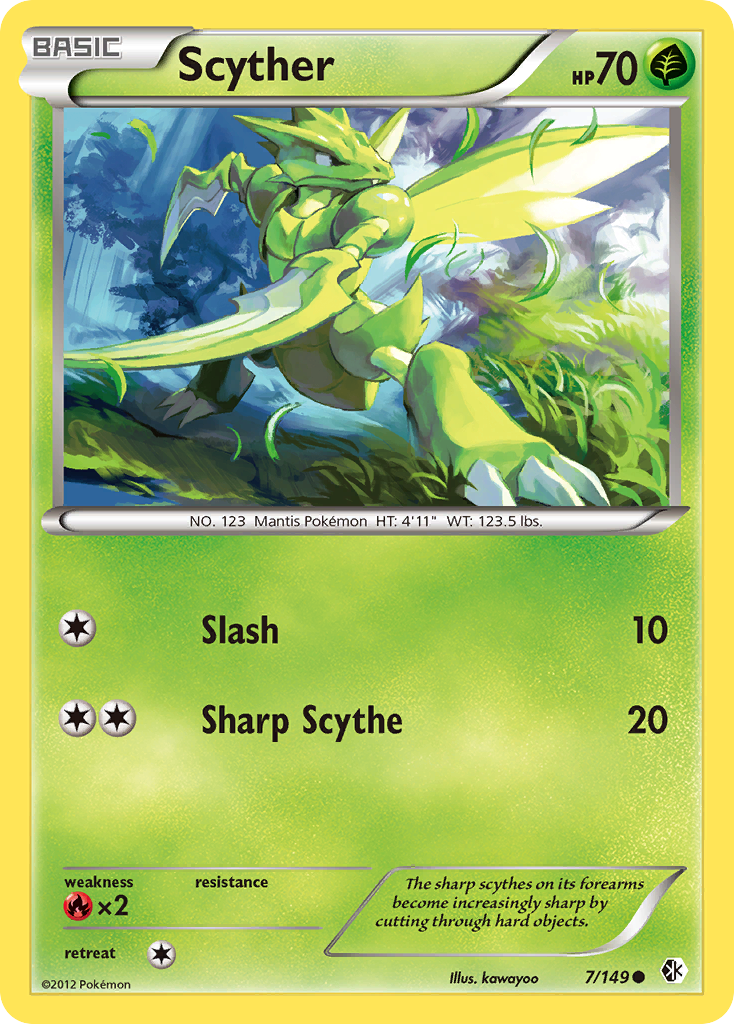 Scyther (7/149) [Black & White: Boundaries Crossed] | Silver Goblin