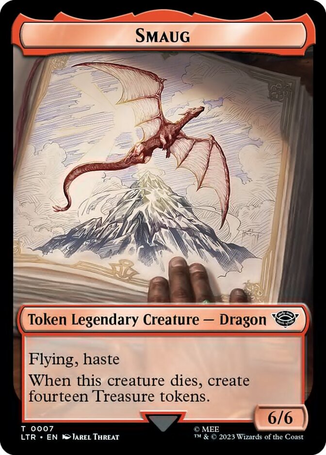 Smaug Token [The Lord of the Rings: Tales of Middle-Earth Tokens] | Silver Goblin