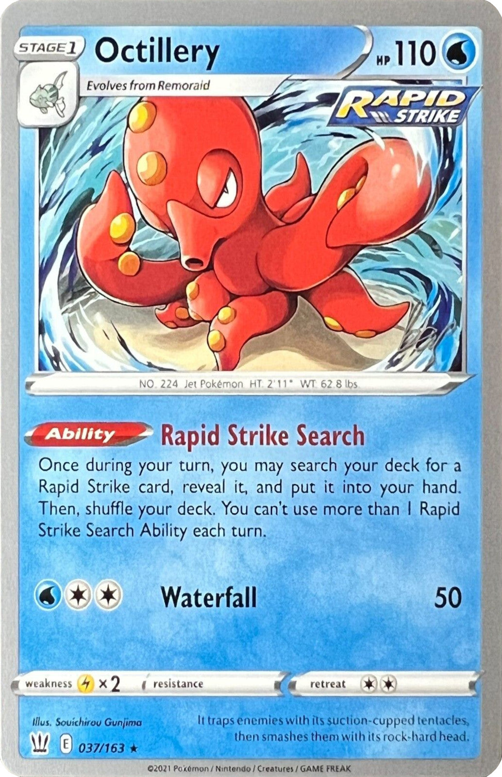 Octillery (037/163) (Cheryl Again - Sebastian Lashmet) [World Championships 2022] | Silver Goblin