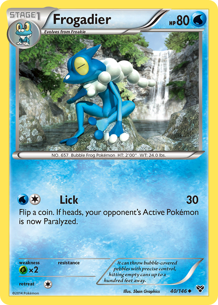 Frogadier (40/146) [XY: Base Set] | Silver Goblin