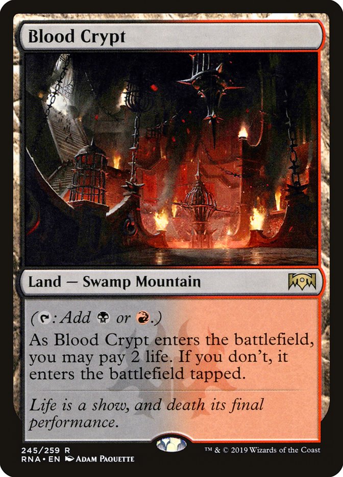Blood Crypt [Ravnica Allegiance] | Silver Goblin