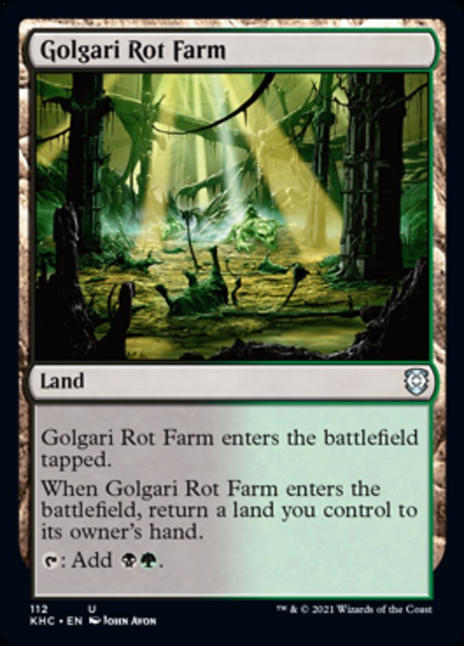 Golgari Rot Farm [Kaldheim Commander] | Silver Goblin