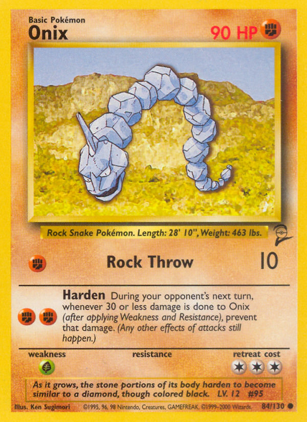 Onix (84/130) [Base Set 2] | Silver Goblin