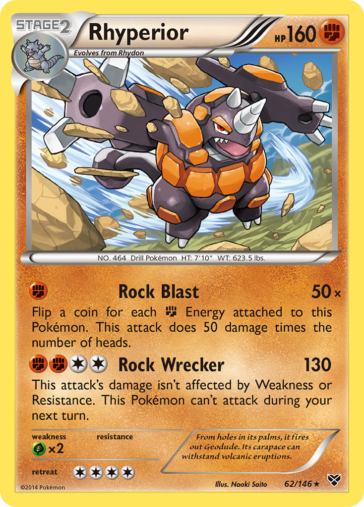 Rhyperior (62/146) [XY: Base Set] | Silver Goblin