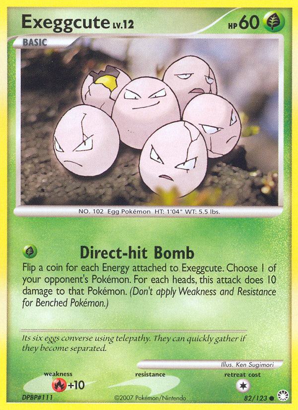 Exeggcute (82/123) [Diamond & Pearl: Mysterious Treasures] | Silver Goblin