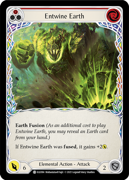 Entwine Earth (Red) [ELE094] (Tales of Aria)  1st Edition Normal | Silver Goblin