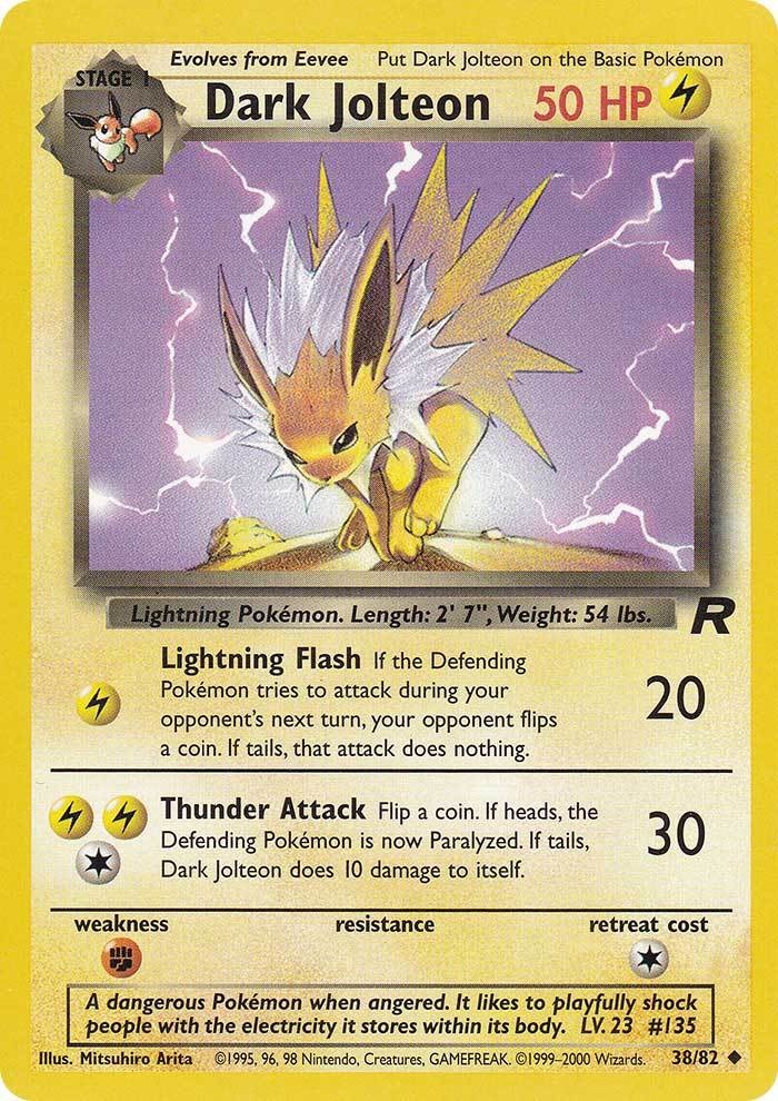 Dark Jolteon (38/82) [Team Rocket Unlimited] | Silver Goblin