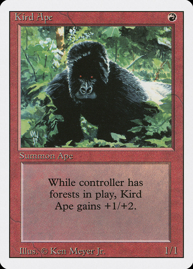 Kird Ape [Revised Edition] | Silver Goblin