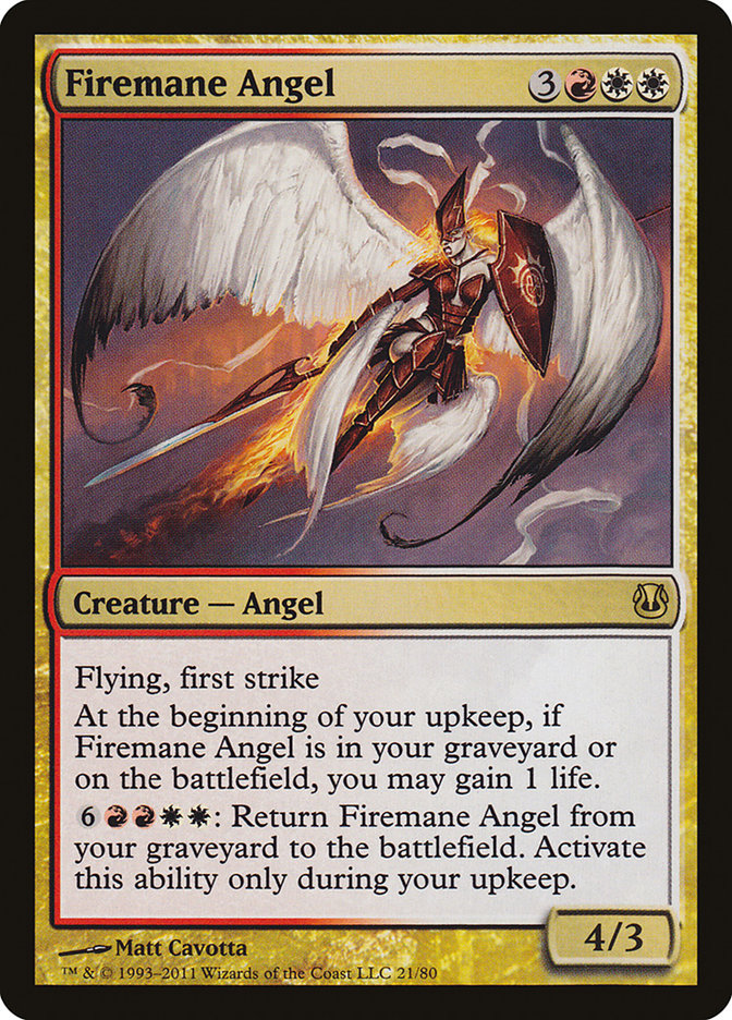 Firemane Angel [Duel Decks: Ajani vs. Nicol Bolas] | Silver Goblin