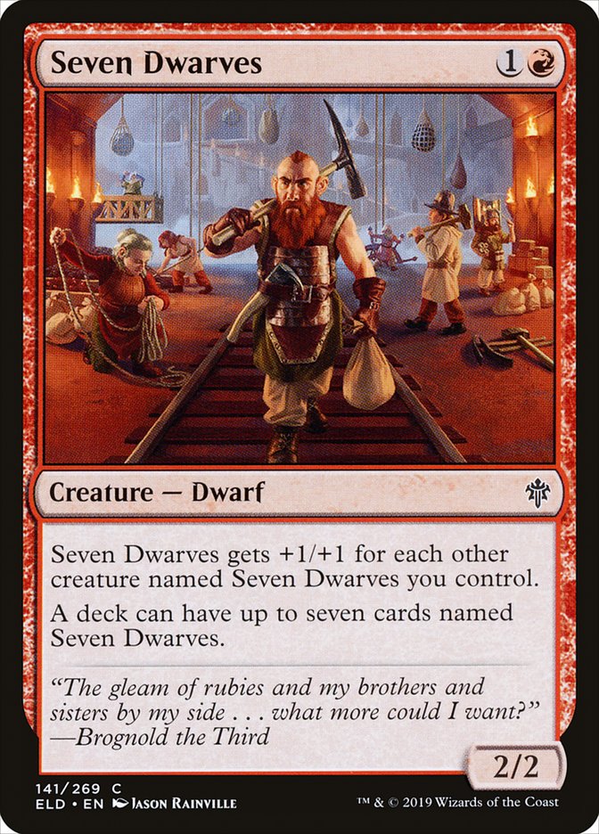 Seven Dwarves [Throne of Eldraine] | Silver Goblin