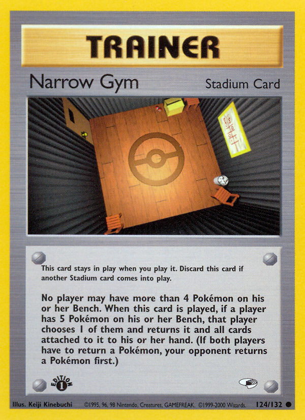 Narrow Gym (124/132) [Gym Heroes 1st Edition] | Silver Goblin