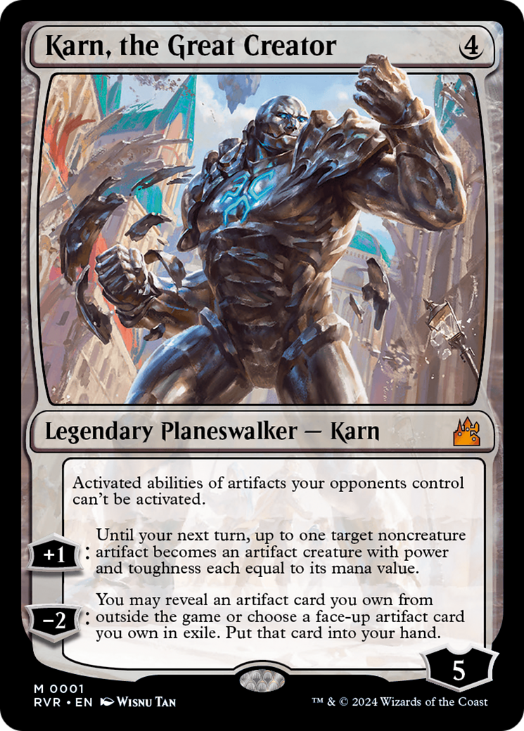 Karn, the Great Creator [Ravnica Remastered] | Silver Goblin