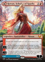 Rowan, Scholar of Sparks // Will, Scholar of Frost (Borderless) [Strixhaven: School of Mages] | Silver Goblin