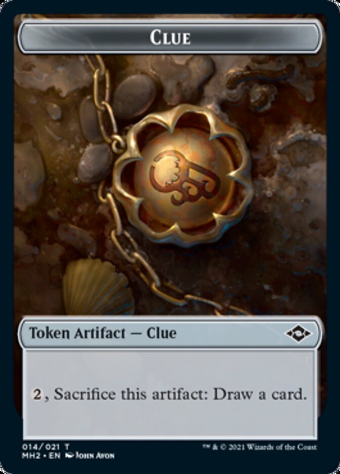 Clue (14) // Crab Double-Sided Token [Modern Horizons 2 Tokens] | Silver Goblin