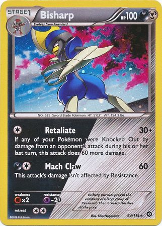 Bisharp (64/114) (Cosmos Holo) [XY: Steam Siege] | Silver Goblin