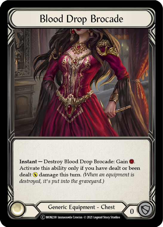 Blood Drop Brocade [U-MON238] (Monarch Unlimited)  Unlimited Normal | Silver Goblin