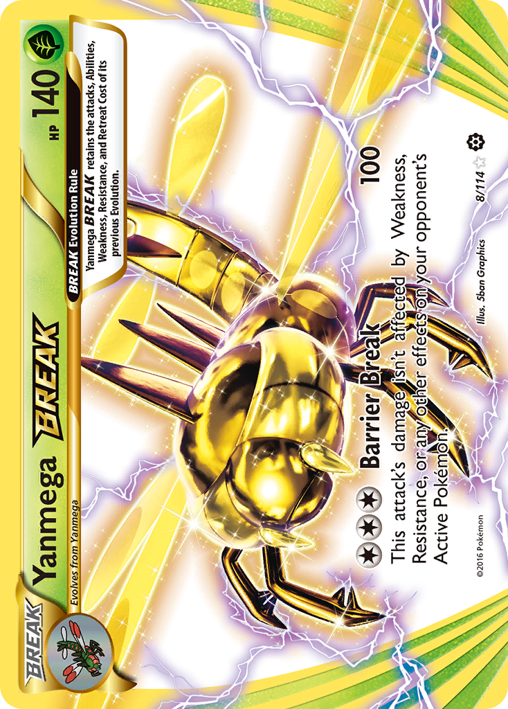 Yanmega BREAK (8/114) [XY: Steam Siege] | Silver Goblin