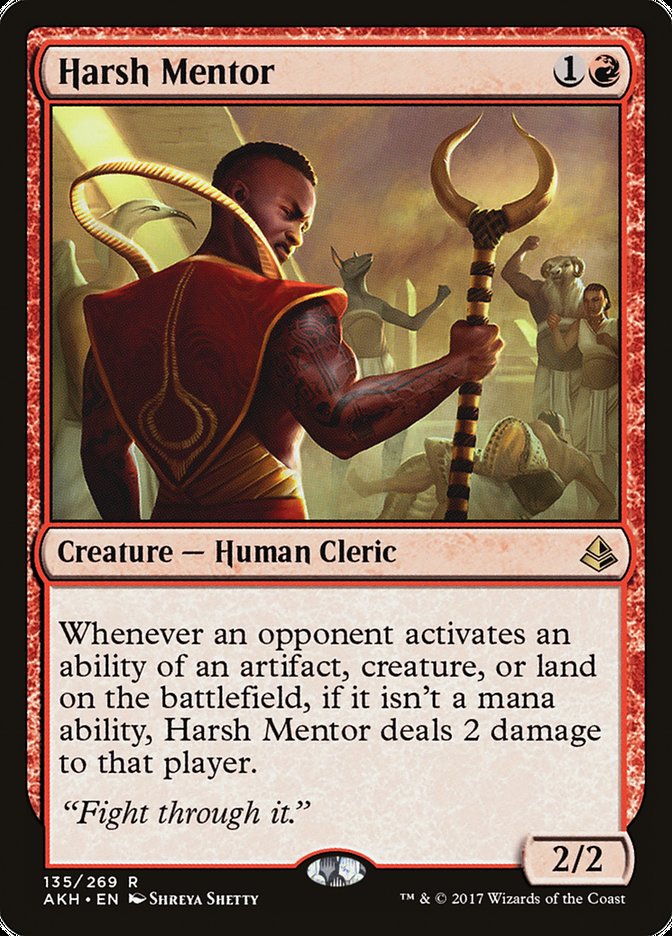 Harsh Mentor [Amonkhet] | Silver Goblin