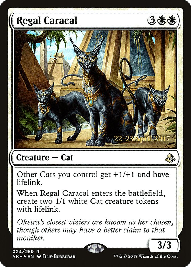 Regal Caracal [Amonkhet Prerelease Promos] | Silver Goblin