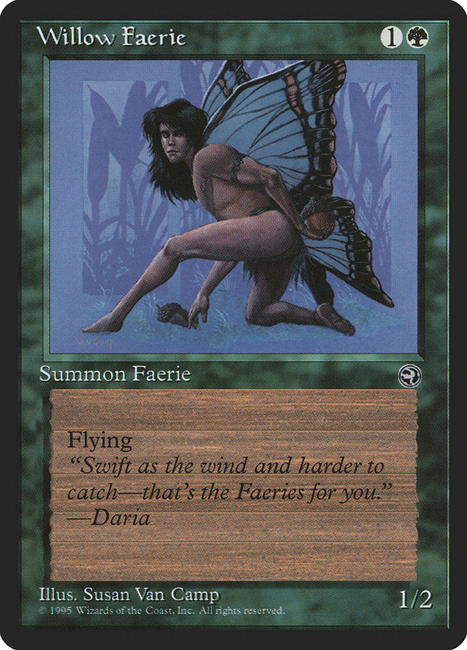 Willow Faerie (Daria Flavor Text) [Homelands] | Silver Goblin