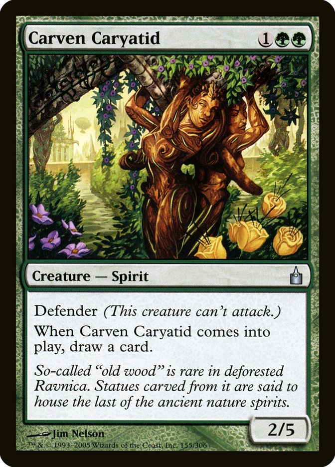 Carven Caryatid [Ravnica: City of Guilds] | Silver Goblin