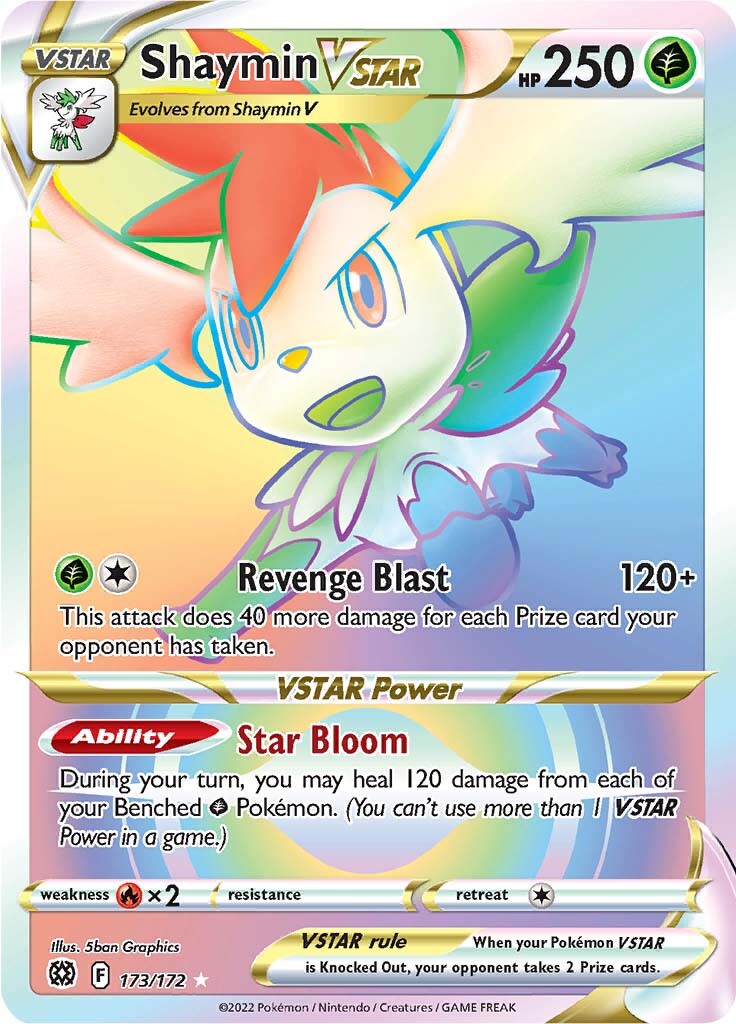 Shaymin VSTAR (173/172) [Sword & Shield: Brilliant Stars] | Silver Goblin