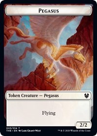 Pegasus // Satyr Double-Sided Token [Theros Beyond Death Tokens] | Silver Goblin