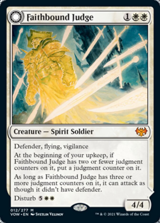 Faithbound Judge // Sinner's Judgment [Innistrad: Crimson Vow] | Silver Goblin