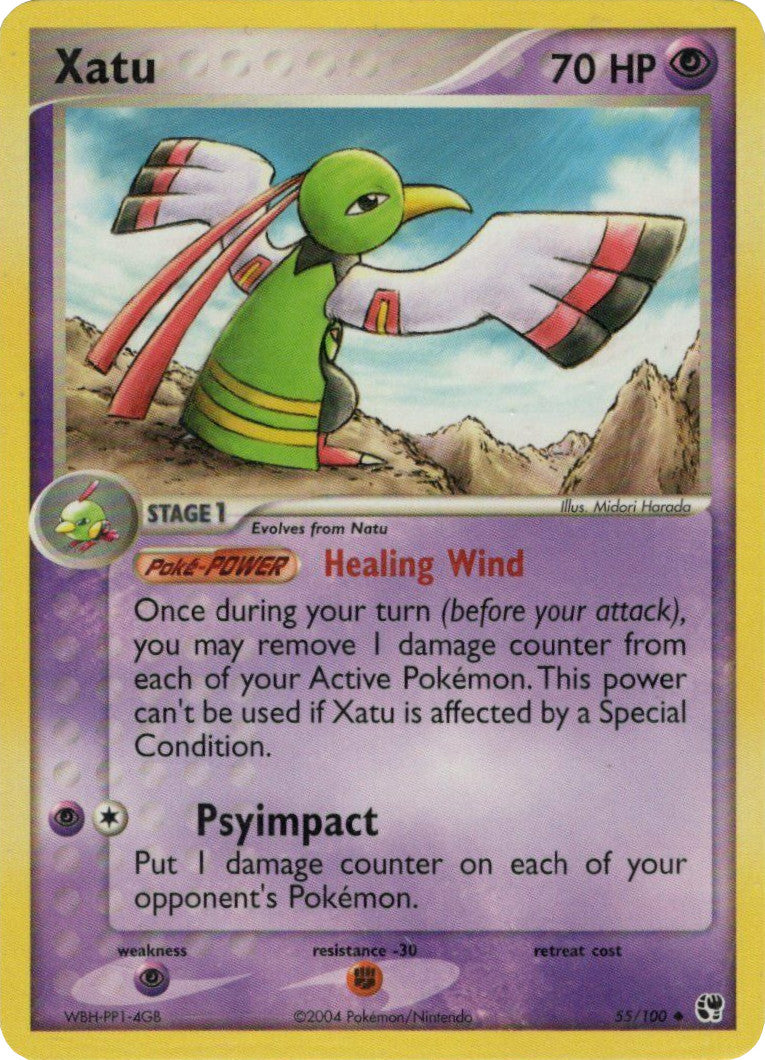 Xatu (55/100) [EX: Battle Stadium] | Silver Goblin