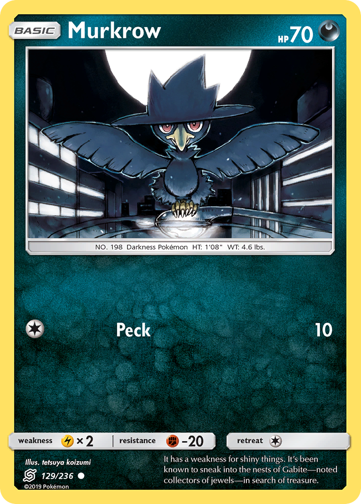 Murkrow (129/236) [Sun & Moon: Unified Minds] | Silver Goblin